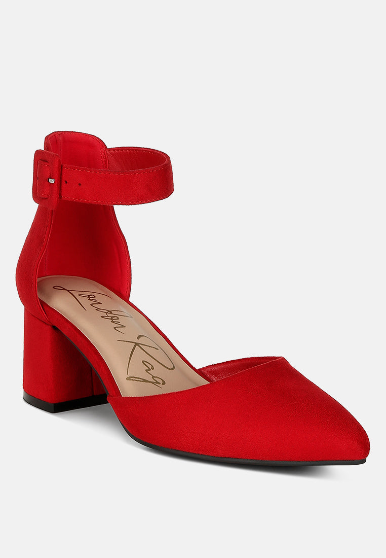 Stroot Mid Block Heel Sandals - Tigbul's Variety Fashion Shop