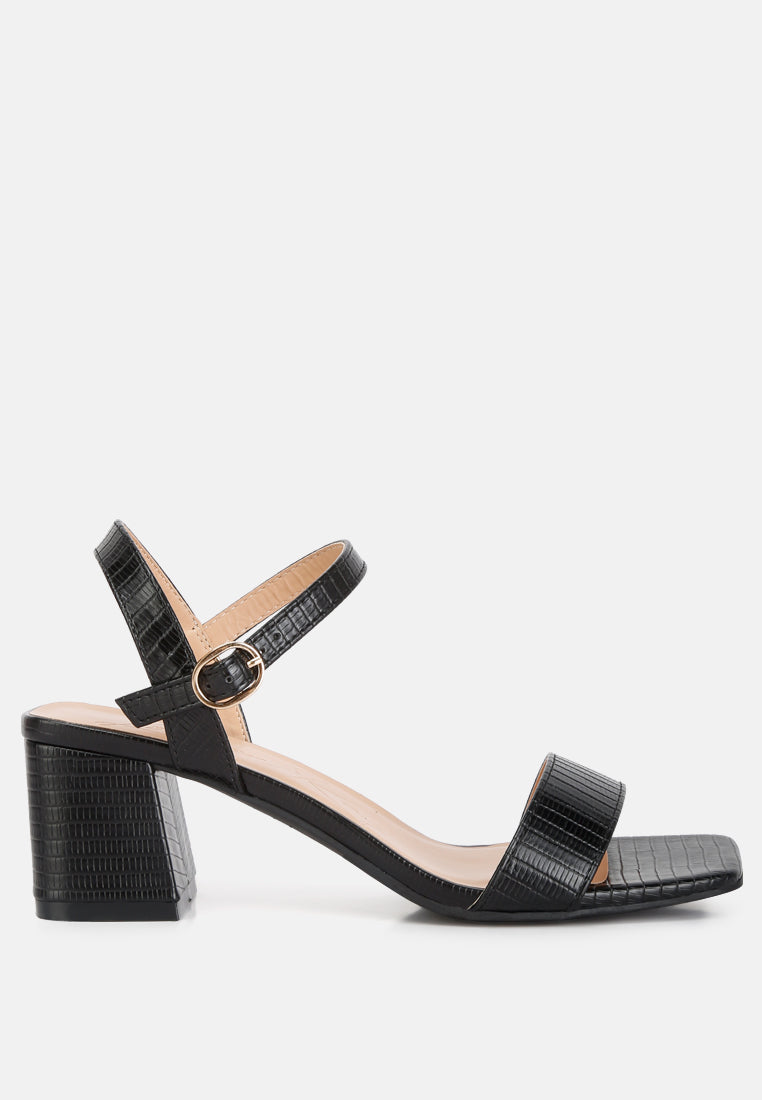 Keeyana Block Heel Sandals - Tigbul's Variety Fashion Shop