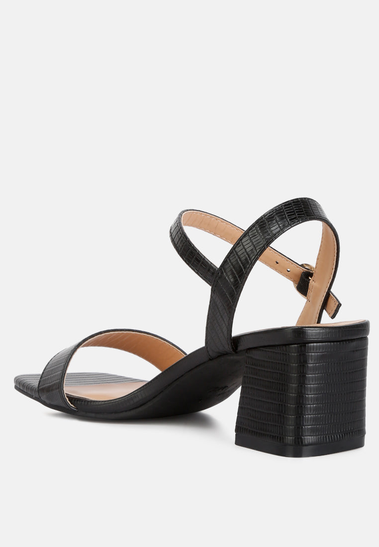 Keeyana Block Heel Sandals - Tigbul's Variety Fashion Shop