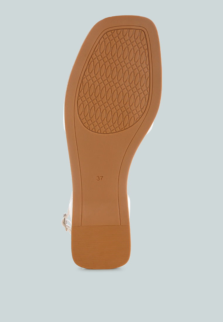 Morgine Beaded Flat Sandals