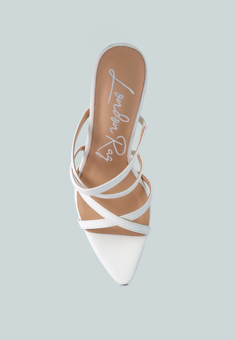 Nightclub Ready Strappy Stiletto Heel Sandals - Tigbul's Variety Fashion Shop
