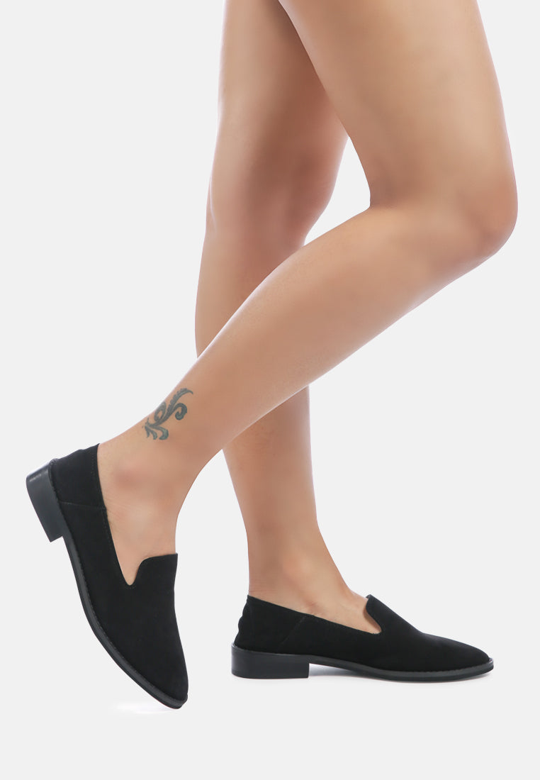Oliwia Classic Suede Loafers - Tigbul's Variety Fashion Shop