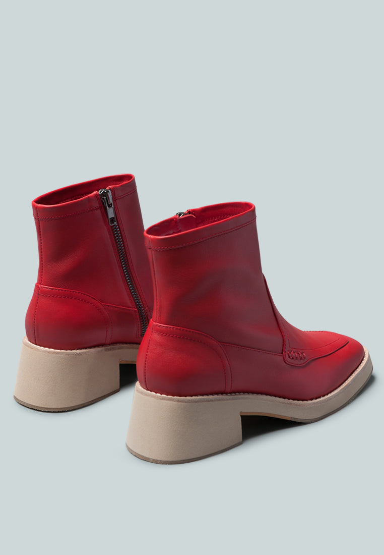 Oxman Zip-Up Ankle Boot - Tigbul's Variety Fashion Shop