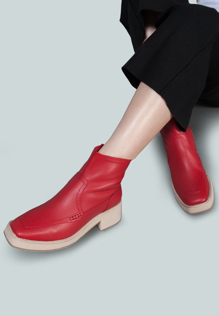 Oxman Zip-Up Ankle Boot - Tigbul's Variety Fashion Shop