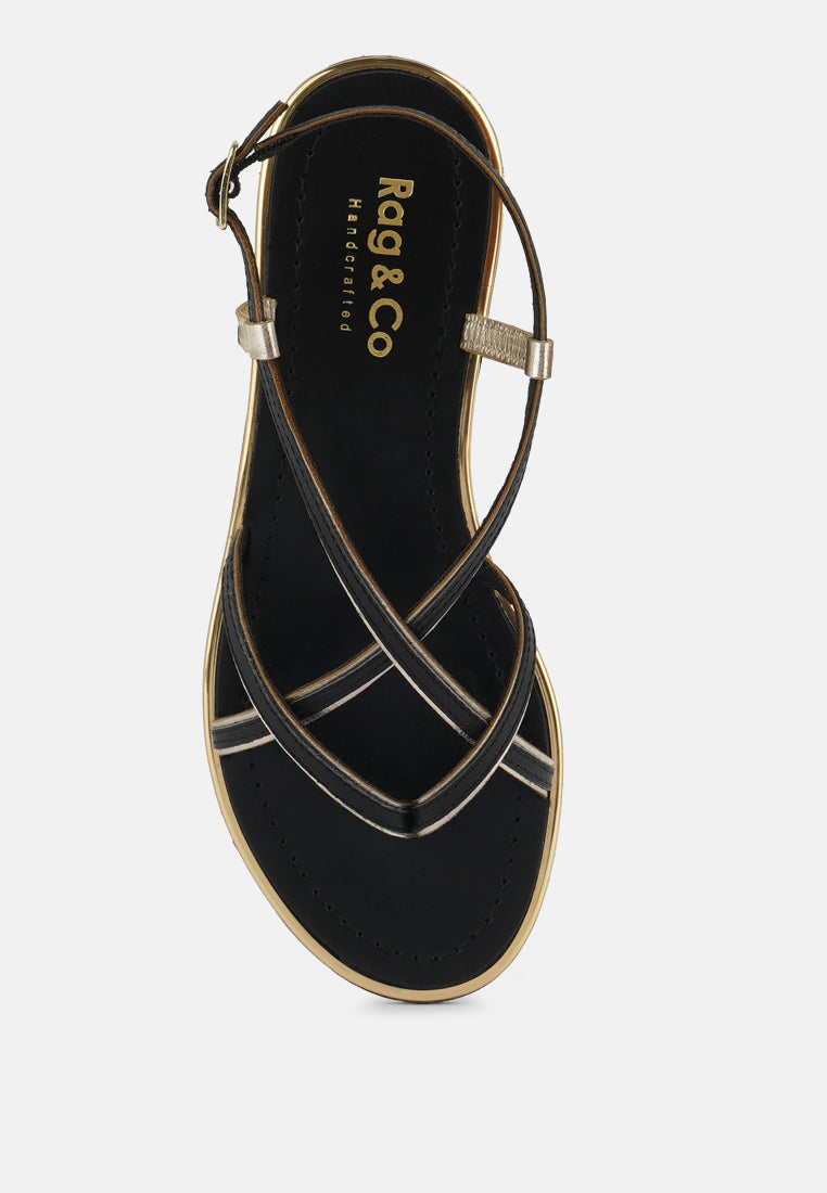 Pheobe Strappy Flat Sandals - Tigbul's Variety Fashion Shop