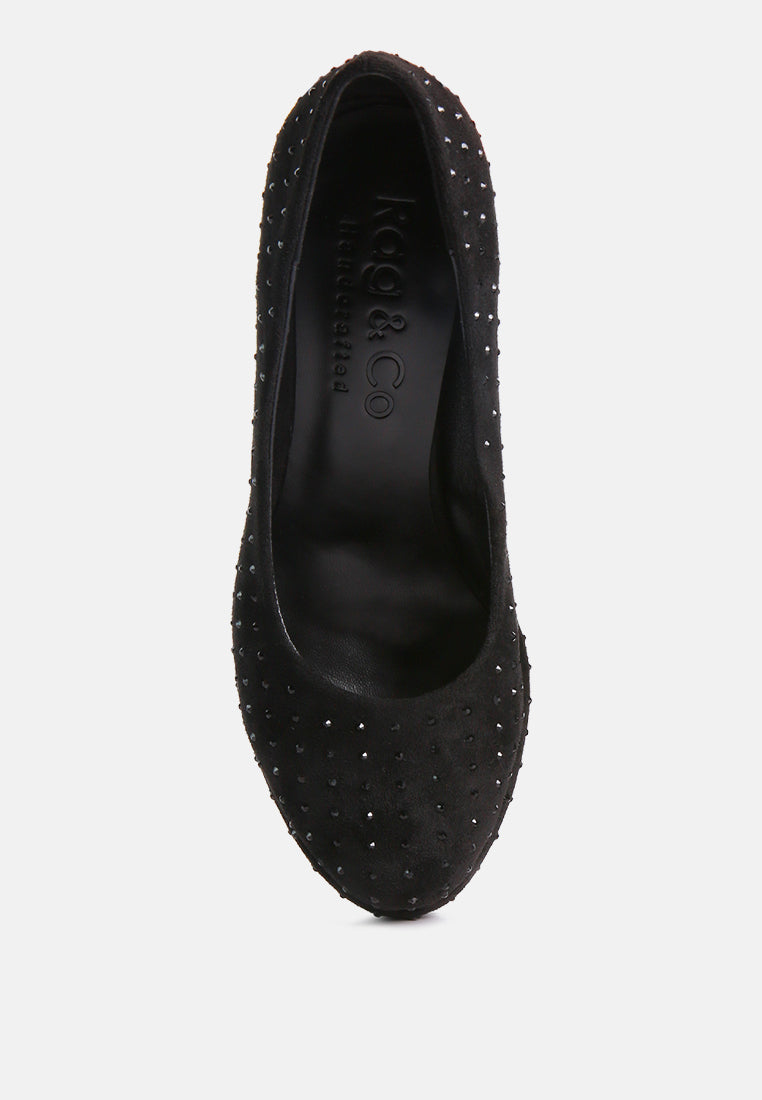 Poppins Glinting Platform High Pumps - Tigbul's Variety Fashion Shop