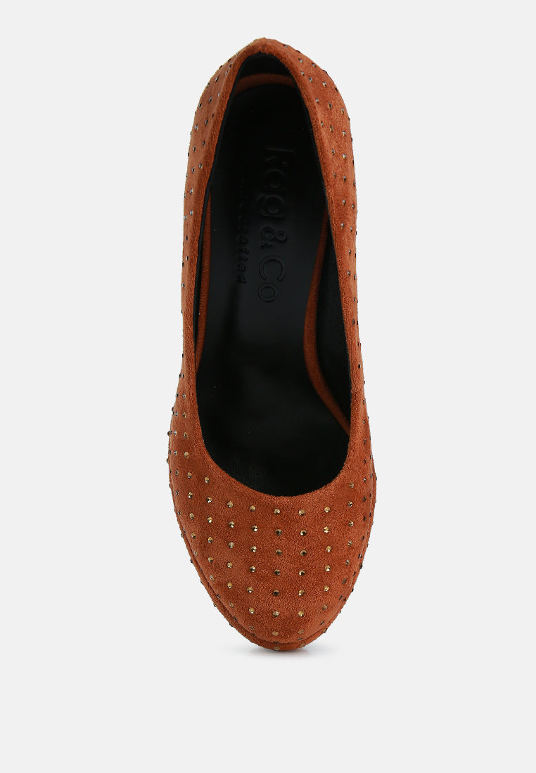 Poppins Glinting Platform High Pumps - Tigbul's Variety Fashion Shop