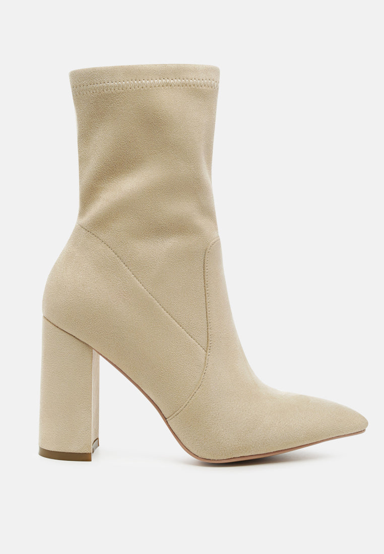 Zahara Suede Bootie - Tigbul's Variety Fashion Shop