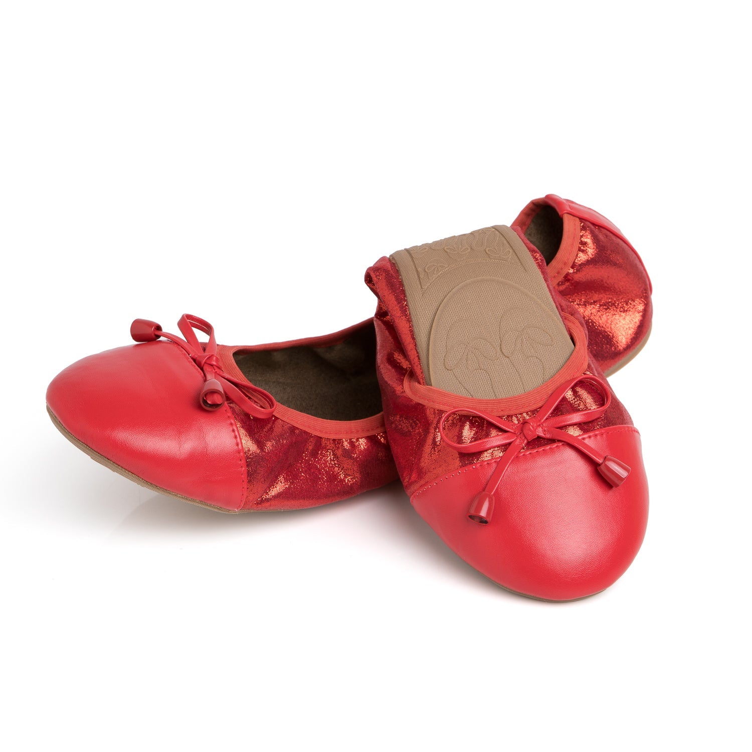 Premium Ruby Red Flats - Tigbul's Variety Fashion Shop