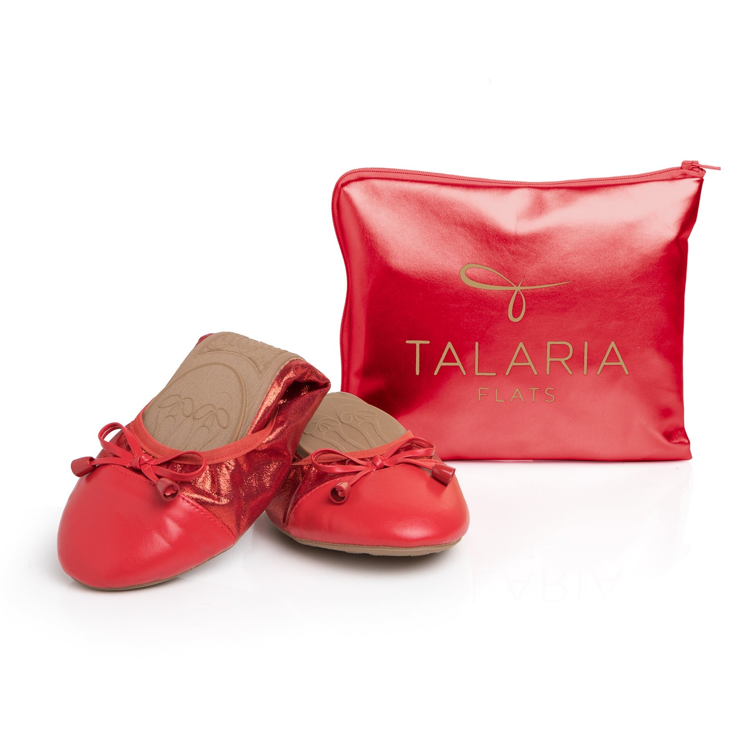 Premium Ruby Red Flats - Tigbul's Variety Fashion Shop