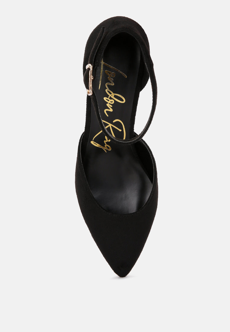 Rory Metallic Sling Detail Block Heel Sandals - Tigbul's Variety Fashion Shop