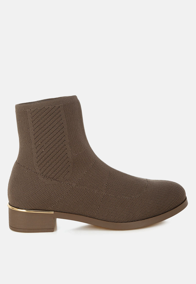 Rosamund Knitted Sock Boots