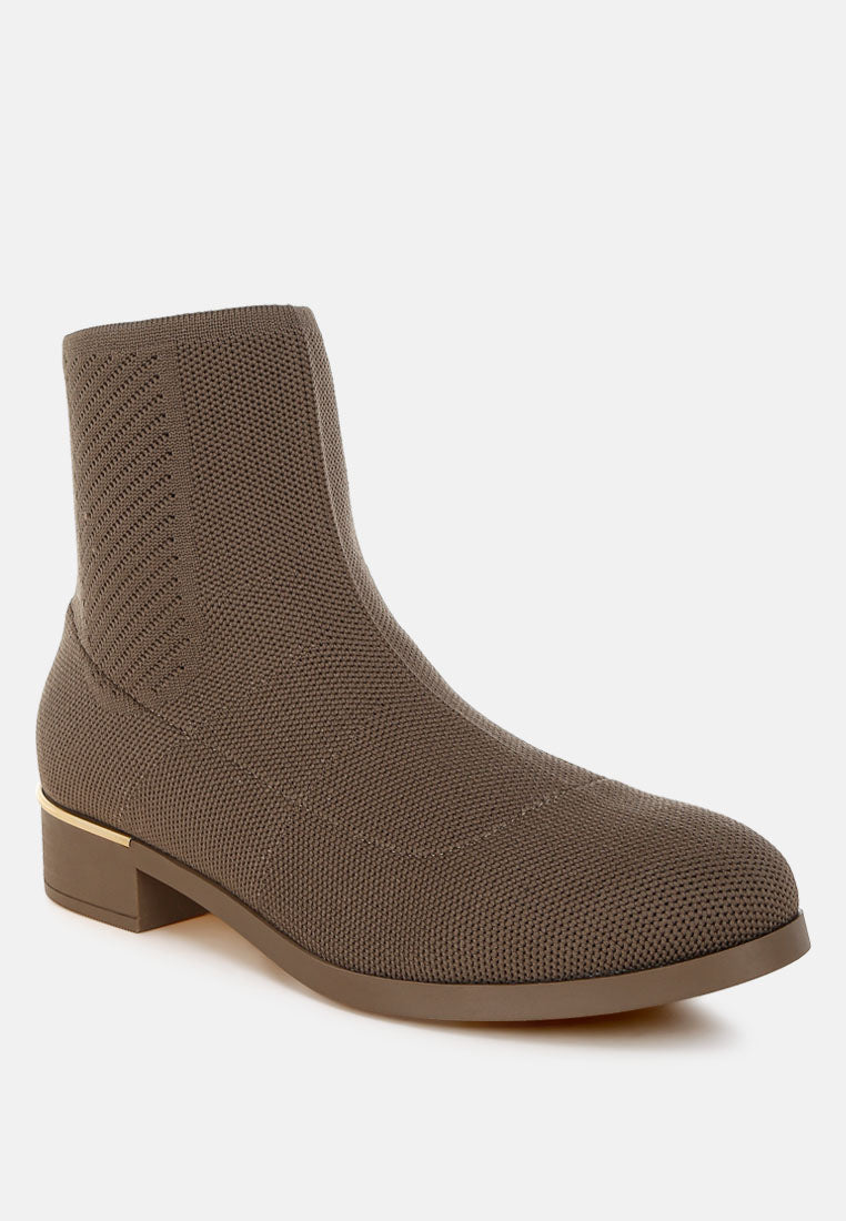 Rosamund Knitted Sock Boots