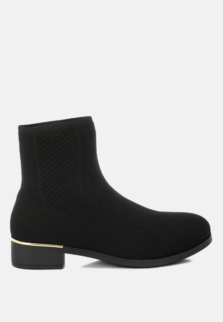 Rosamund Knitted Sock Boots