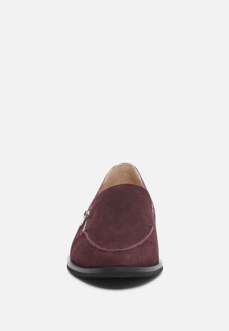 Sara Suede Slip-On Loafers - Tigbul's Variety Fashion Shop
