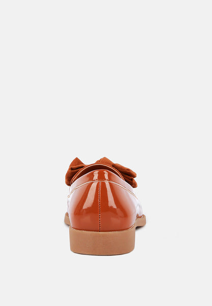 Bowberry Bow-Tie Patent Loafers - Tigbul's Variety Fashion Shop