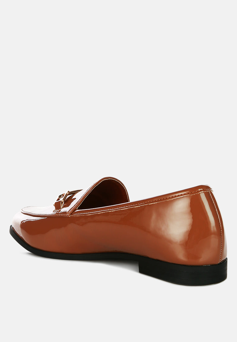 Jolan Faux Leather Semi Casual Loafers - Tigbul's Variety Fashion Shop