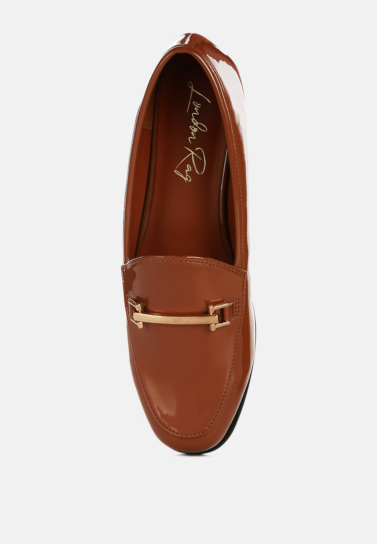 Jolan Faux Leather Semi Casual Loafers - Tigbul's Variety Fashion Shop