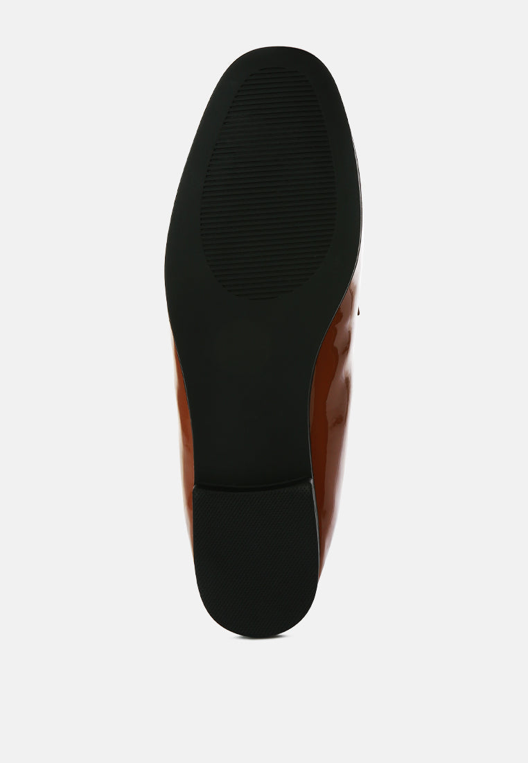 Jolan Faux Leather Semi Casual Loafers - Tigbul's Variety Fashion Shop