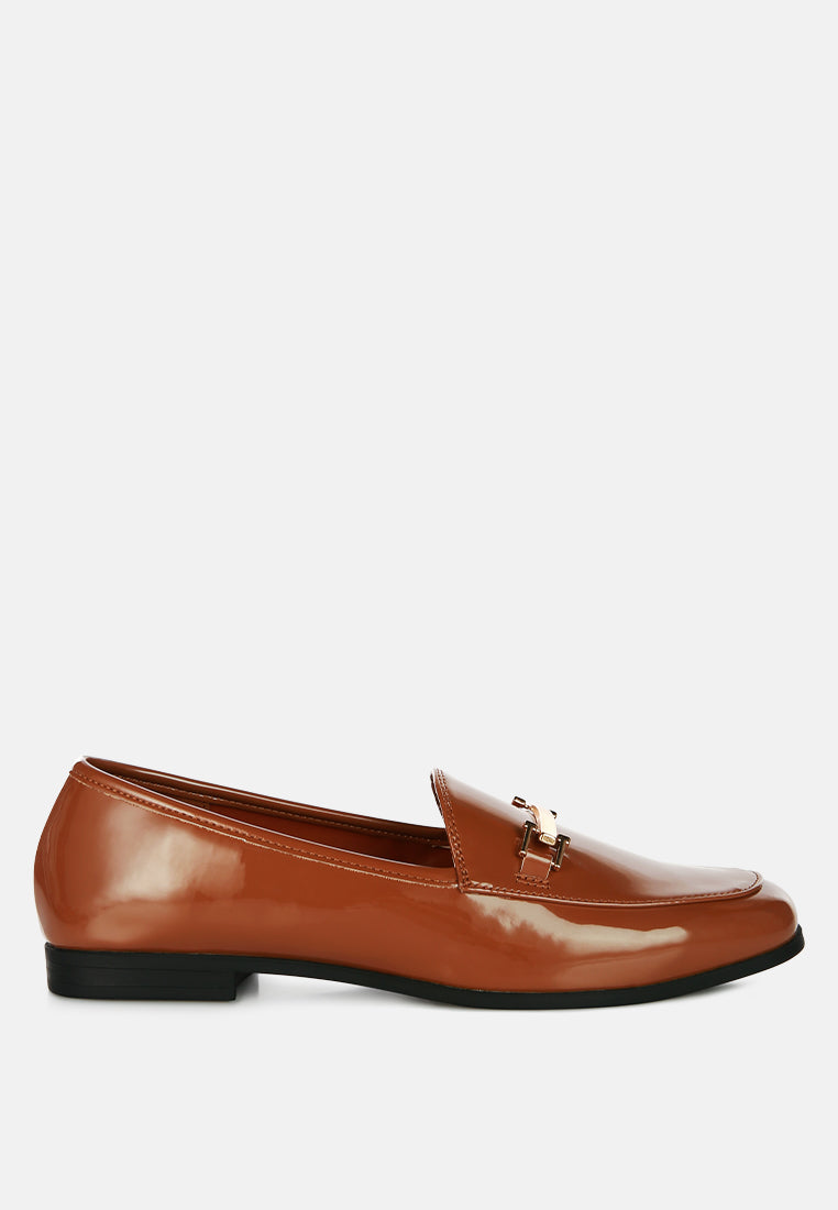Jolan Faux Leather Semi Casual Loafers - Tigbul's Variety Fashion Shop