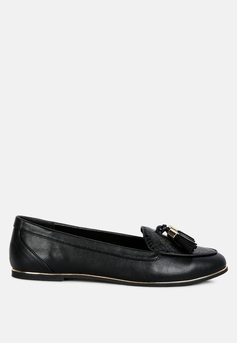 Cabbose Casual Bow Loafers - Tigbul's Variety Fashion Shop