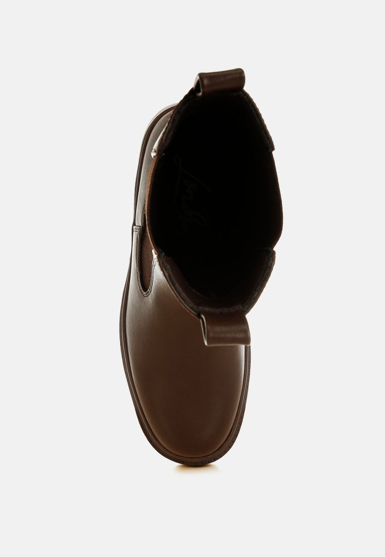 Jolt Elasticated Gussets Lug Sole Boots