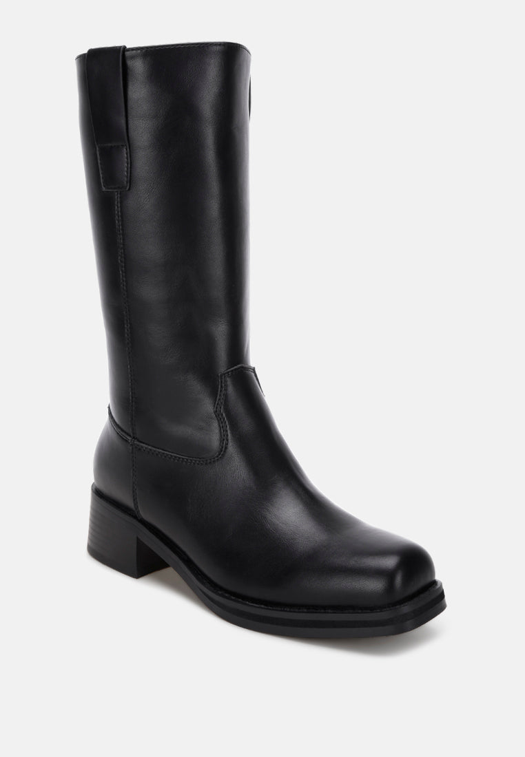 Basala Paneling Detail Boots