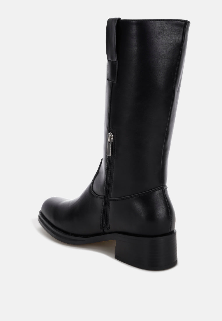 Basala Paneling Detail Boots