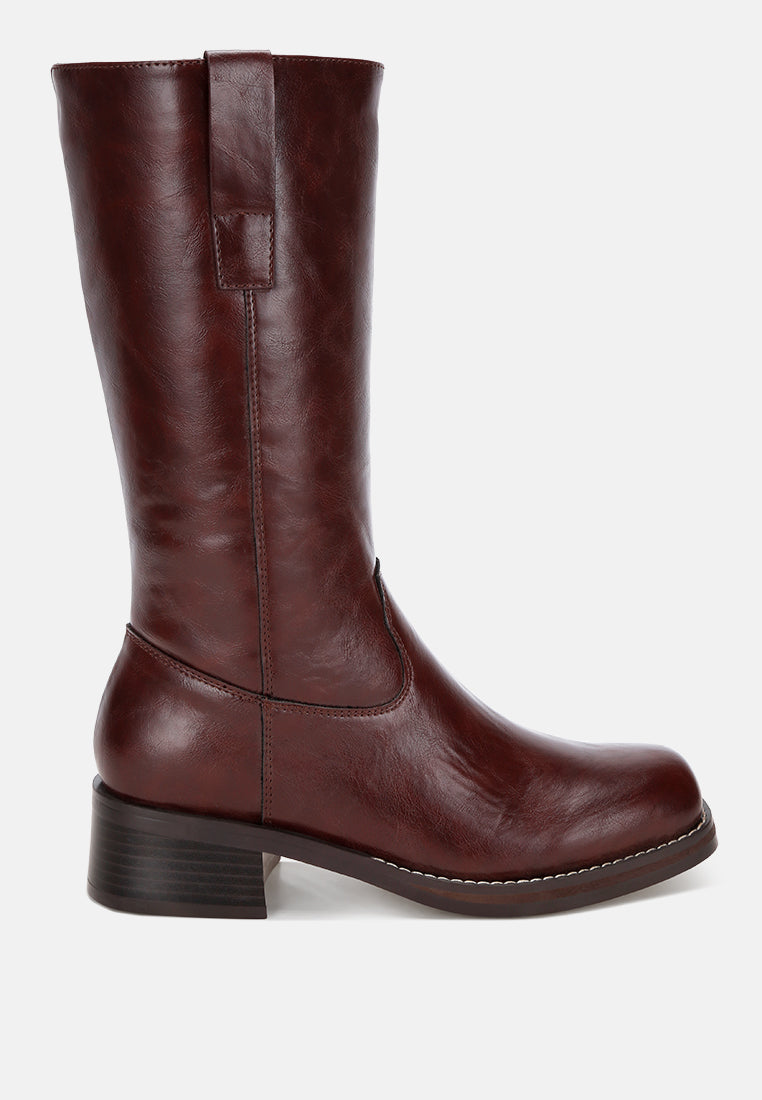 Basala Paneling Detail Boots