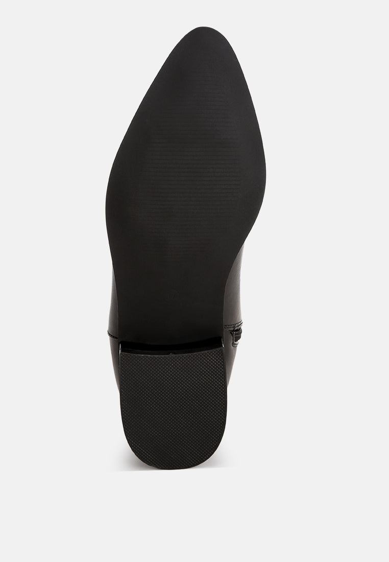 Quartet Low Heel Knee High Boots