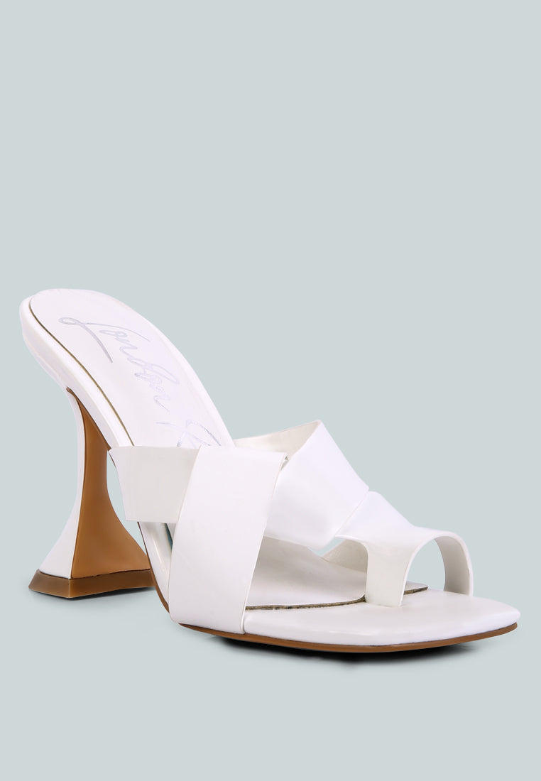 Snatched Intertwined Toe Ring Heeled Sandals - Tigbul's Variety Fashion Shop