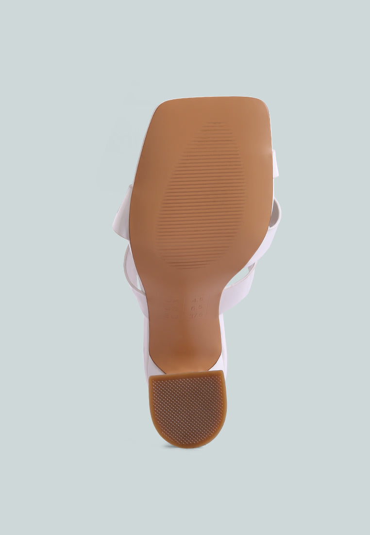 Snatched Intertwined Toe Ring Heeled Sandals - Tigbul's Variety Fashion Shop