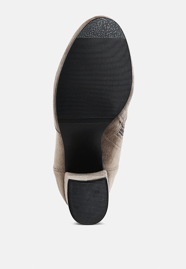 Saloniki Microfiber Calf Boots