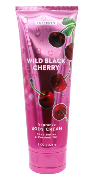 Hand and Body Cream with Shea Butter, Wild Black Cherry, 8 oz - Tigbuls Variety Fashion