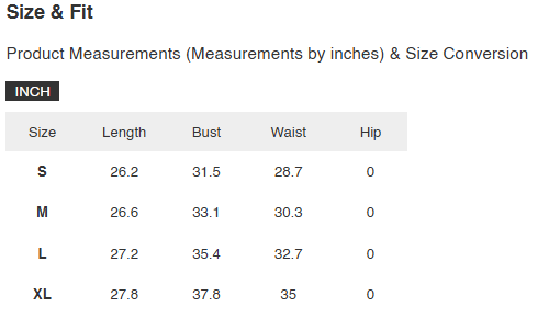 Size Chart Square Neck Shoulder Tie Neck Dress | Tigbuls Variety Fashion