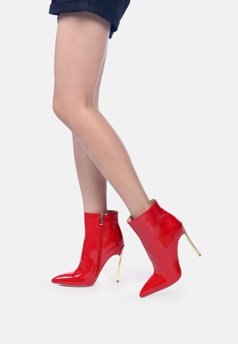 Siren Patent Faux Leather Bootie