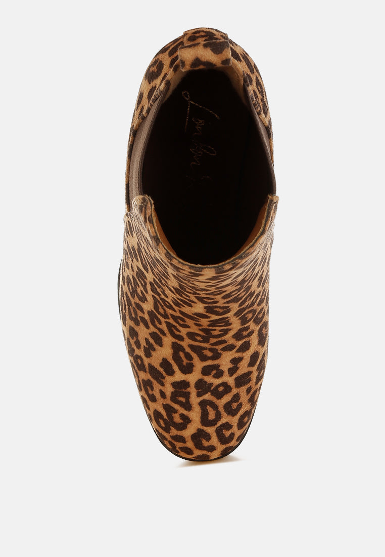 Sonia Block Heeled Chelsea Boots - Tigbul's Variety Fashion Shop