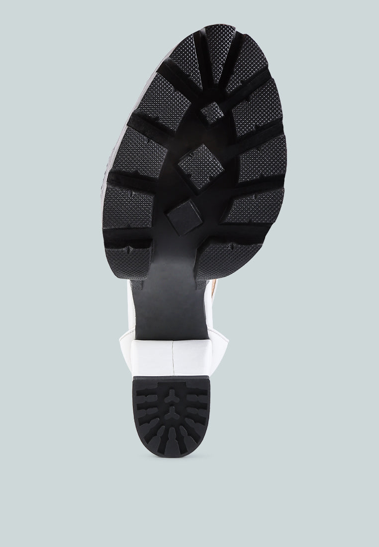 Rattle Chunky High Block Heel Sandals - Tigbul's Variety Fashion Shop