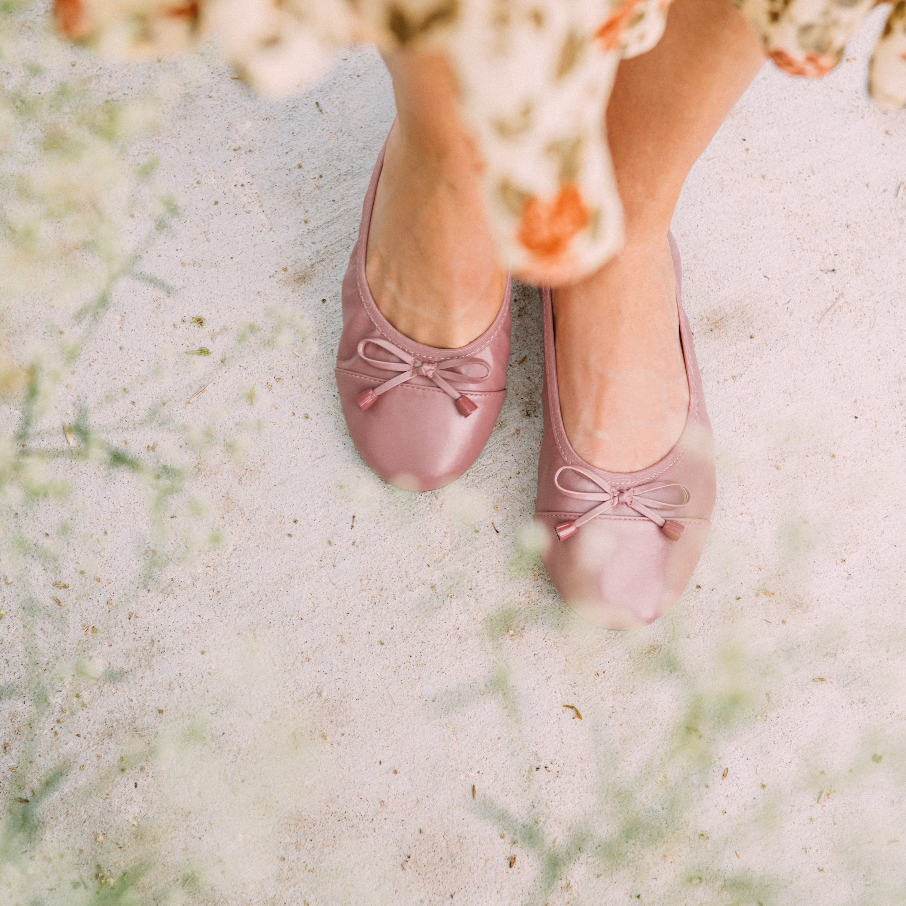 Premium Dusty Rose Flats - Tigbul's Variety Fashion Shop