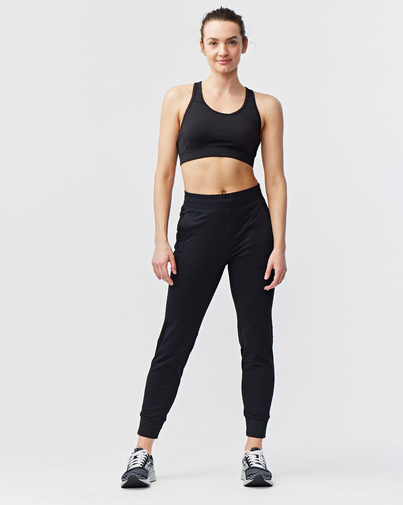 Valia Women's Black Jogger Pants - Tigbul's Variety Fashion Shop