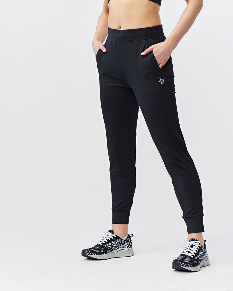 Valia Women's Black Jogger Pants - Tigbul's Variety Fashion Shop