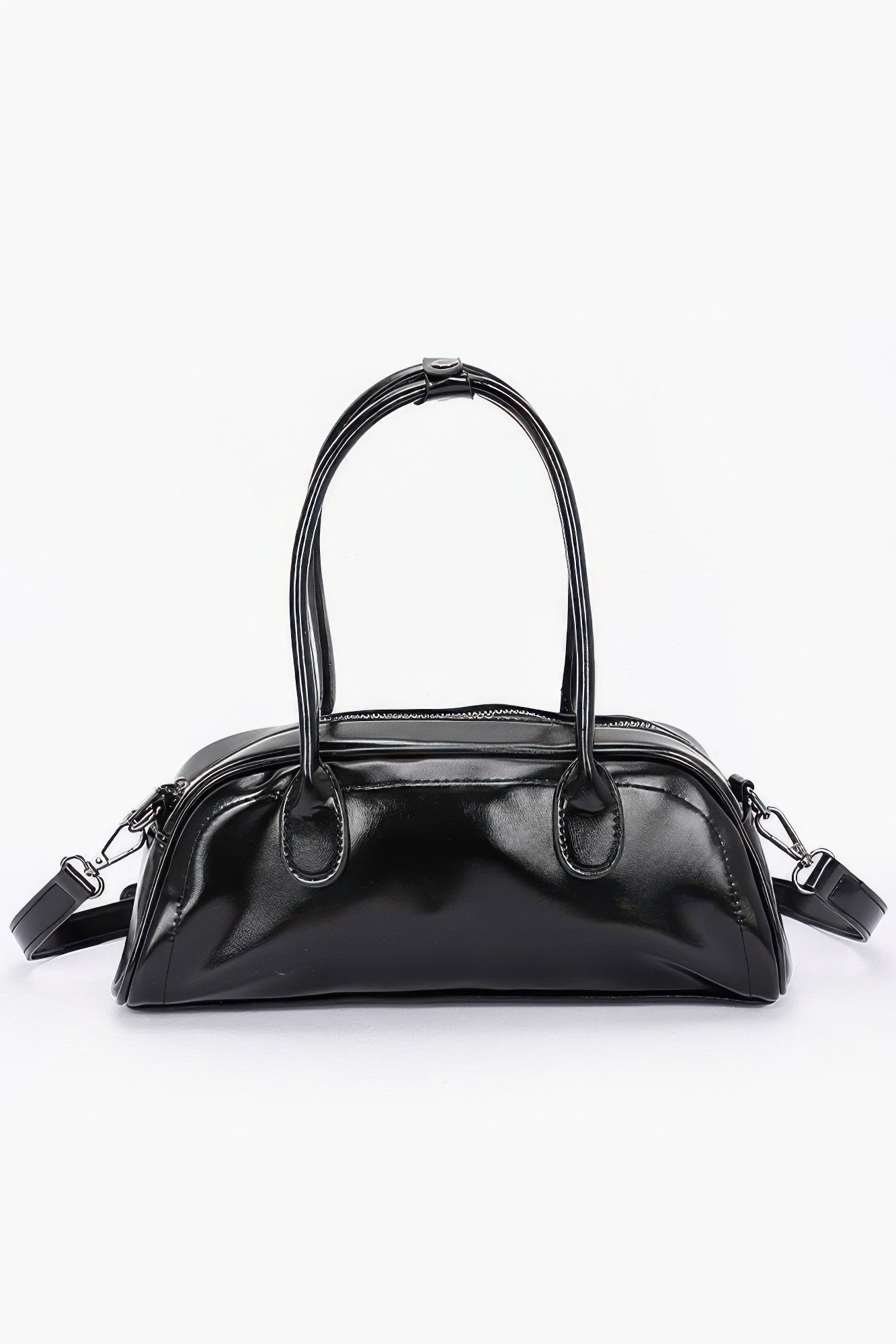 Faux Leather Sport Bag - Tigbul's Variety Fashion Shop