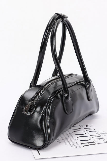 Faux Leather Sport Bag - Tigbul's Variety Fashion Shop
