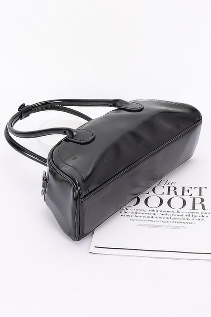 Faux Leather Sport Bag - Tigbul's Variety Fashion Shop