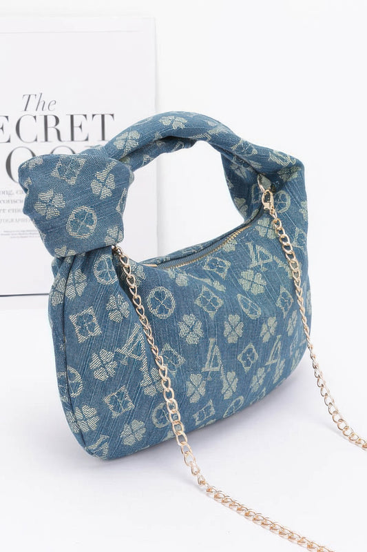 Denim Hobo Bag - Tigbul's Variety Fashion Shop
