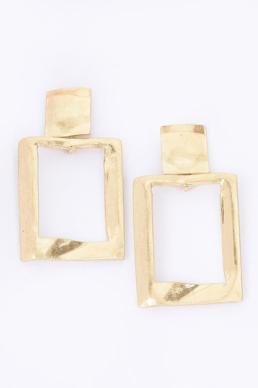 Gold Plated Metal Earring - Tigbul's Variety Fashion Shop