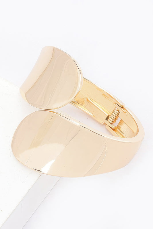 Metal Spring Hinge Bracelet - Tigbul's Variety Fashion Shop