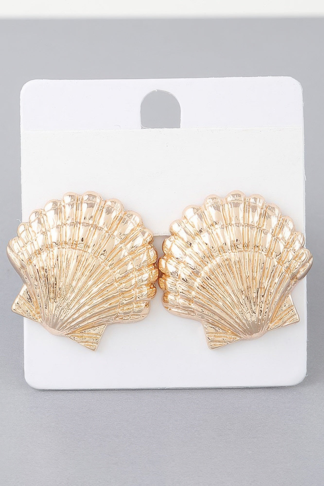 Majestic Clamshell Earrings - Tigbul's Variety Fashion Shop
