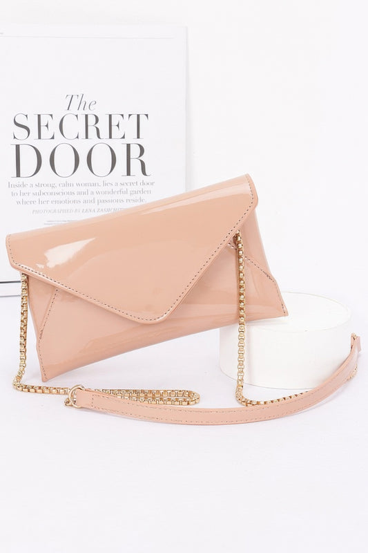 Enamel Envelope Clutch - Tigbul's Variety Fashion Shop