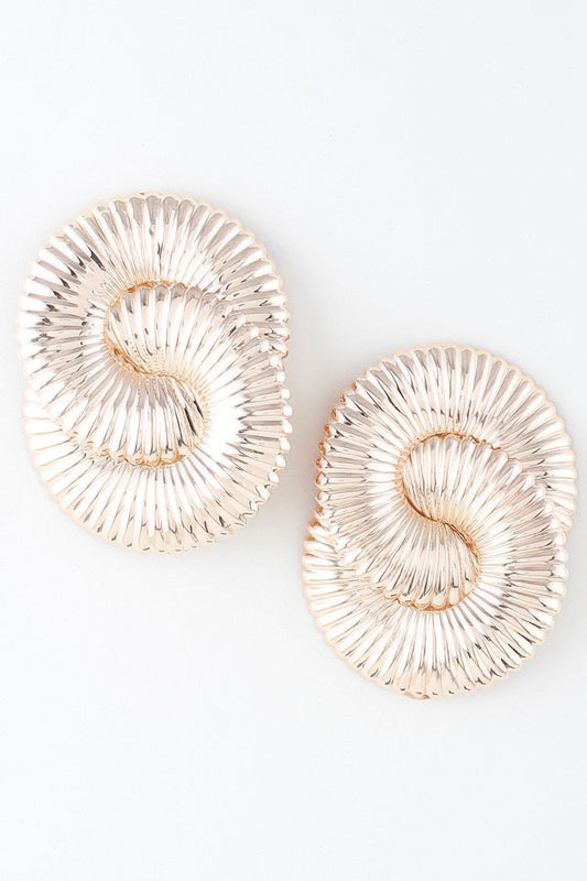 Interweaved Infinity Loop Earrings - Tigbul's Variety Fashion Shop